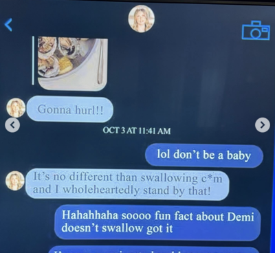 Demi Engemann’s Alleged Messages With Marciano Brunette Are Leaked
